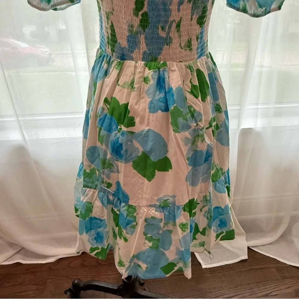 Sugarlips Cotton Mini Smocked dress Size Medium - Picture 6 of 11